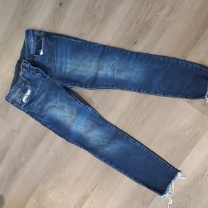 Sts Blue crop jeans, frayed bottoms